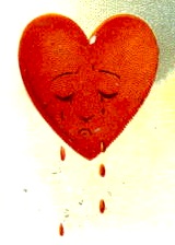 Little Girl and Crying Heart